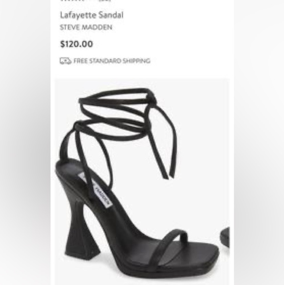 STEVE MADDEN Lafayette Sandals Size 5.5 woman’s